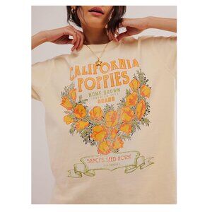 California Poppies Tshirt (Women's Size: M, 8-10)